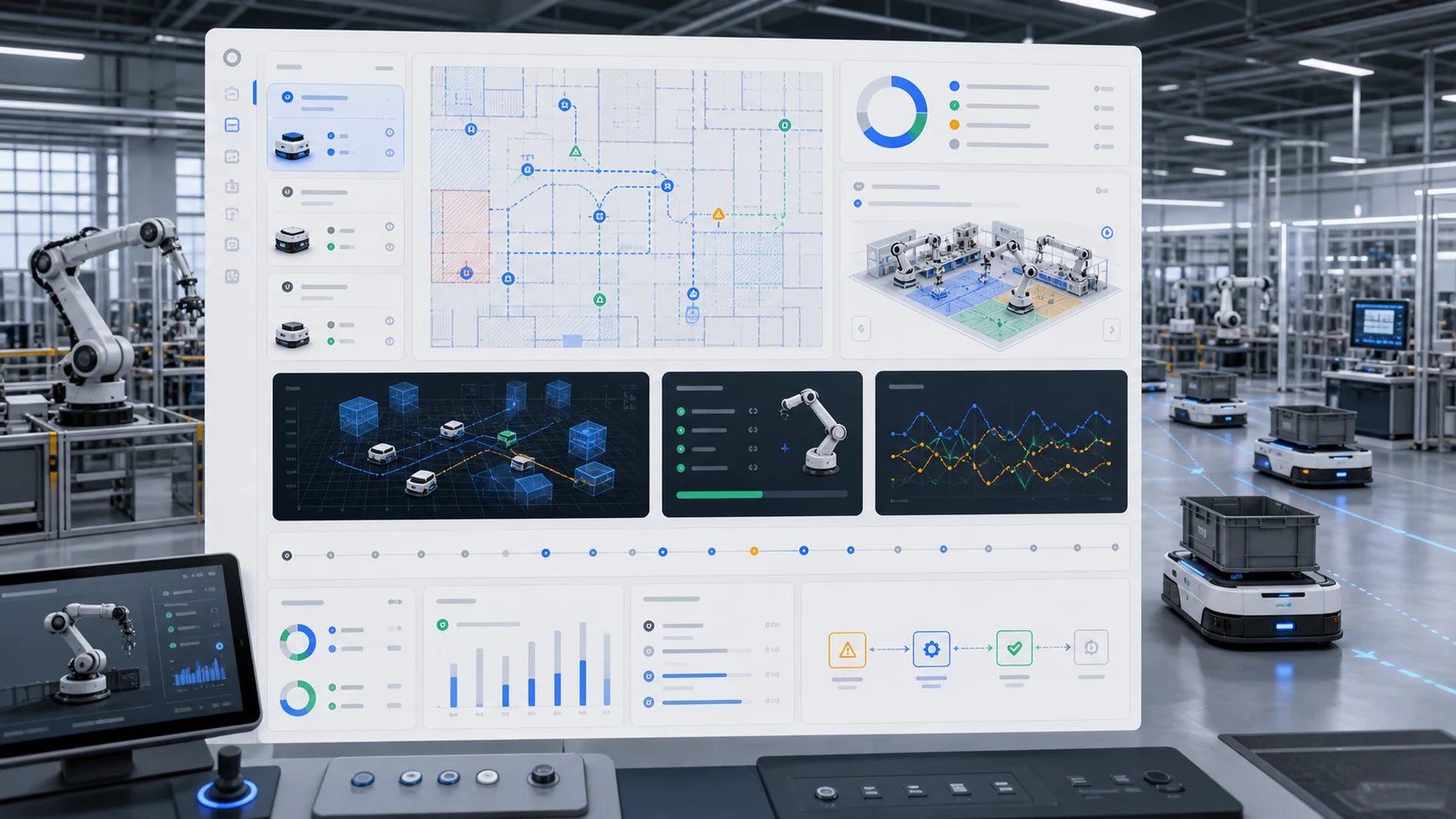 Robotics fleet operations view